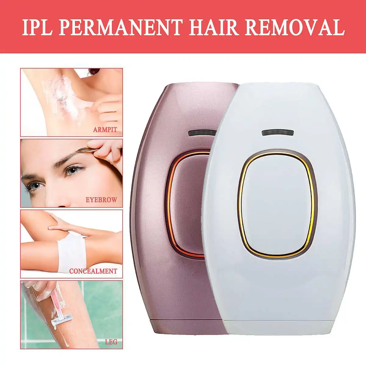 

300000 Pulses IPL Laser Epilator Portable Depilation Machine Full Body Hair Removal Device Painless Personal Care Appliance New