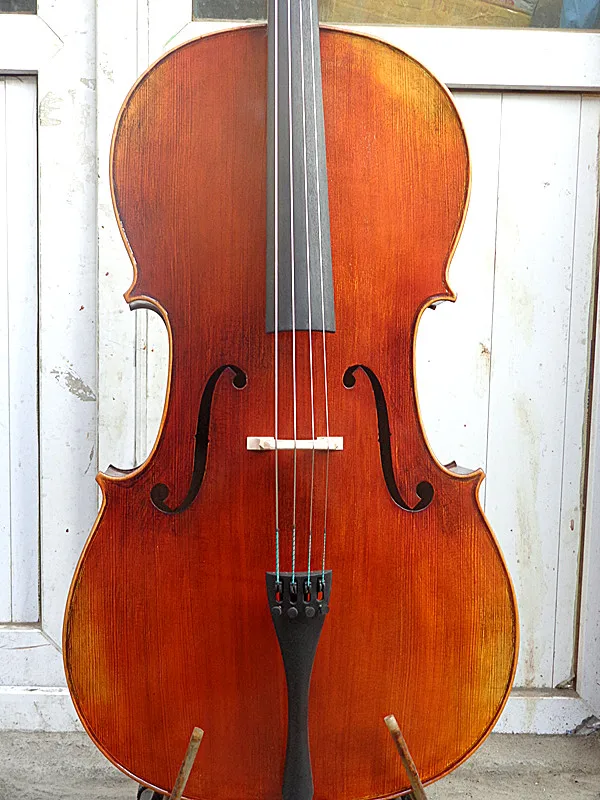 

4/4 Cello full Hand made Nice Workmanship antique old style with powerful sound