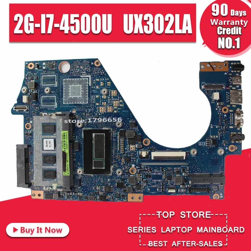 Материнская плата для ноутбука For Asus UX302 UX302L UX302LA UX302LN 2G I7 4500 системная основная