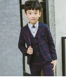 

Boys suits for weddings Kids Prom Suits boys Wedding party Suits for Children Clothing jacket vest pants Set Boy Formal Costume