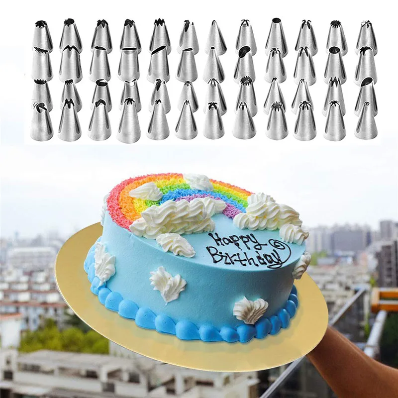 

127pcs cake decoration decorating mouth tool baking turntable utensil