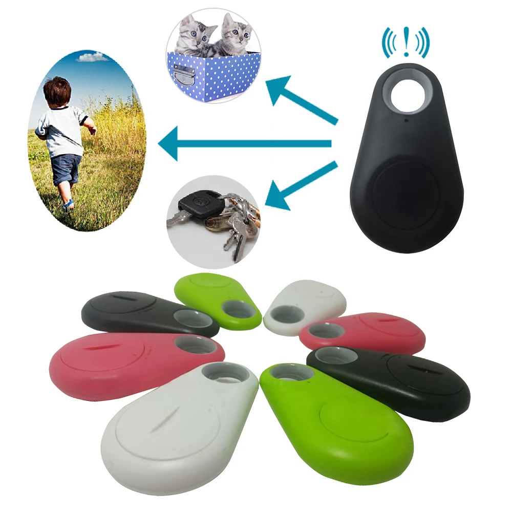 AILOVA Mini Traceur GPS Magnétique Etanche Bluetooth Intelligent Alarme Anti Perdu pour Enfants Animaux de Compagnie Chien Chat Clés Portefeuille GPS Tracker