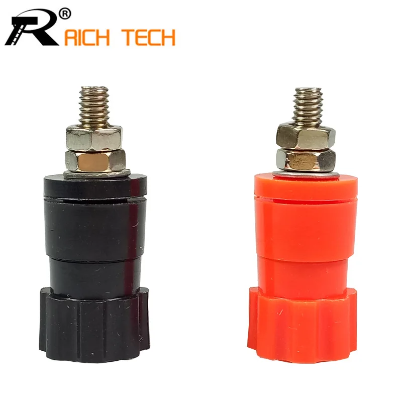 

1pairs Big Size Splice Terminals 4MM Banana Plug Posting Amplifier Speaker Terminal Audio Jack Gunung Binding Post Connector