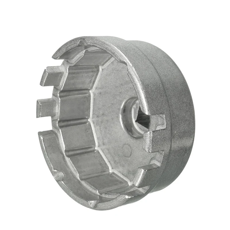 79MM Silver 14 Flutes Oil Filter Socket Housing Remover Tool Wrench Kit for Toyota car tools