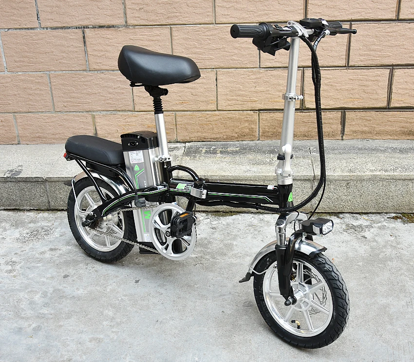 Excellent Mini Bike Folding Electric Bike 14inch Wheel 240W Motor E Bike Electric Bicycle Scooter Two Seat 48V 22.5AH/25AH Lithium Battery 20