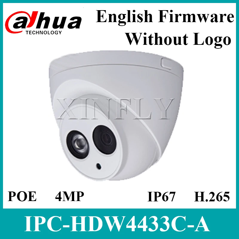 

Dahua IPC-HDW4433C-A without Logo 4MP POE Network CCTV IP Camera Built-in MIC IR30m Replace IPC-HDW4431C-A