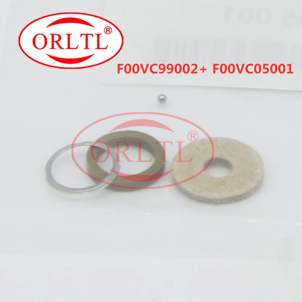 

ORLTL (10Bag/lot) F00VC99002+ F00VC05001 Injector Gasket Kit F 00V C99 002 F 00V C05 001 Steel Ball 1.34mm O-Ring antirust