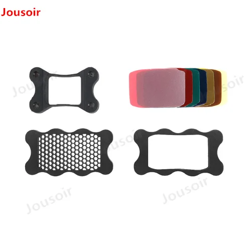 Speedlite-Flash-Rubber-Honeycomb-Grid-7pcs-Color-Gels-Filters-for-Canon-Nikon-Sony-Godox-Yongnuo-Camera