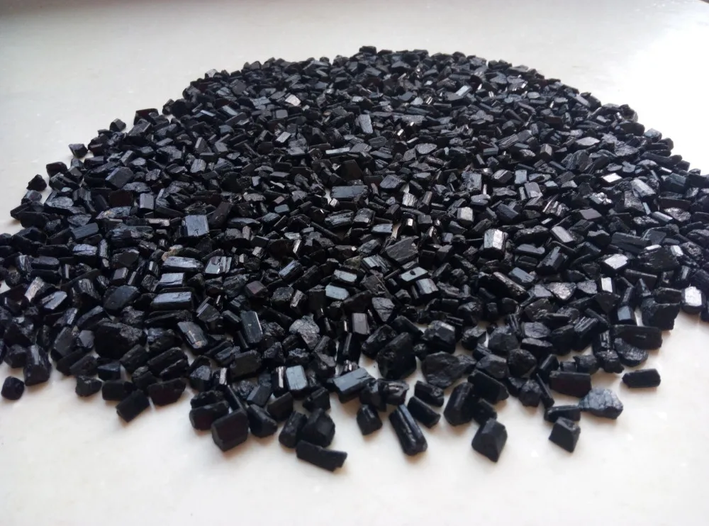 

100g Natural Black Tourmaline Crystal Rough Stone Rock Mineral Specimen