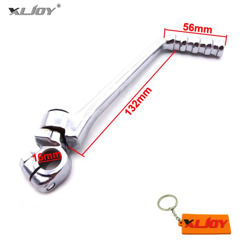 XLJOY хромированная сталь 16 мм стартовый рычаг для 140cc 150cc 160cc YX YCF SSR GPX Pit Dirt Bike