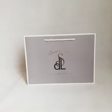 500 шт/партия Высококачественная индивидуальная бумага для логотипа хозяйственная сумка с ручкой из веревки/ткани/ювелирные изделия индивидуальные рекламные сумки