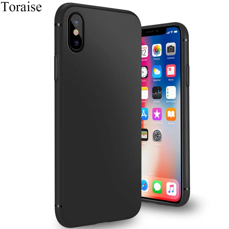 Чехол Toraise для iPhone XS MAX тонкий матовый мягкий чехол из ТПУ 11 Pro Max XR телефона X iphone 7 8