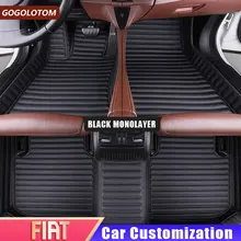 Индивидуальный автомобильный коврик для Fiat Grande Punto Fiat 500x Freemon Palio Albea Panda двухслойные коврики для автомобилей Аксессуары