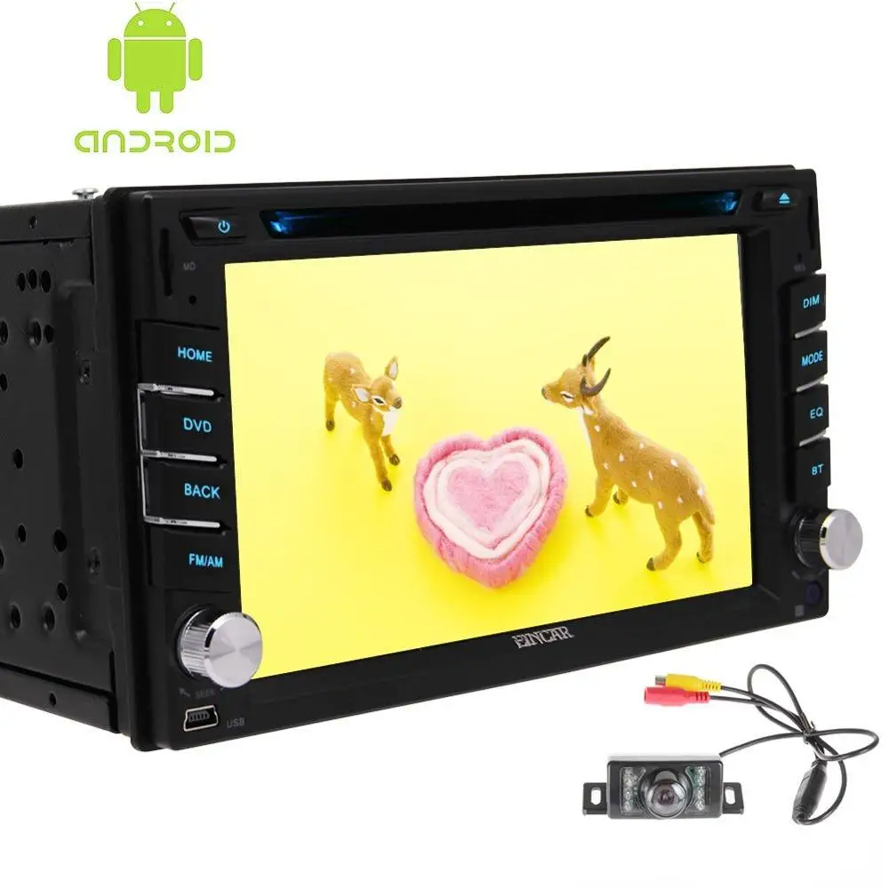 Car DVD Player Android 6.0 2 Din Car Stereo Auto Radio Receiver 1080P