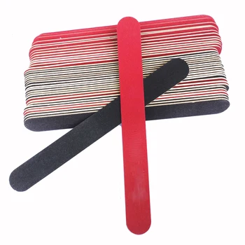 

50PCS Sanding Buffer Block Nail File Straight Grits Printed Double Side Polish UV Gel New Nail Art File Tips Care Tools Manicure