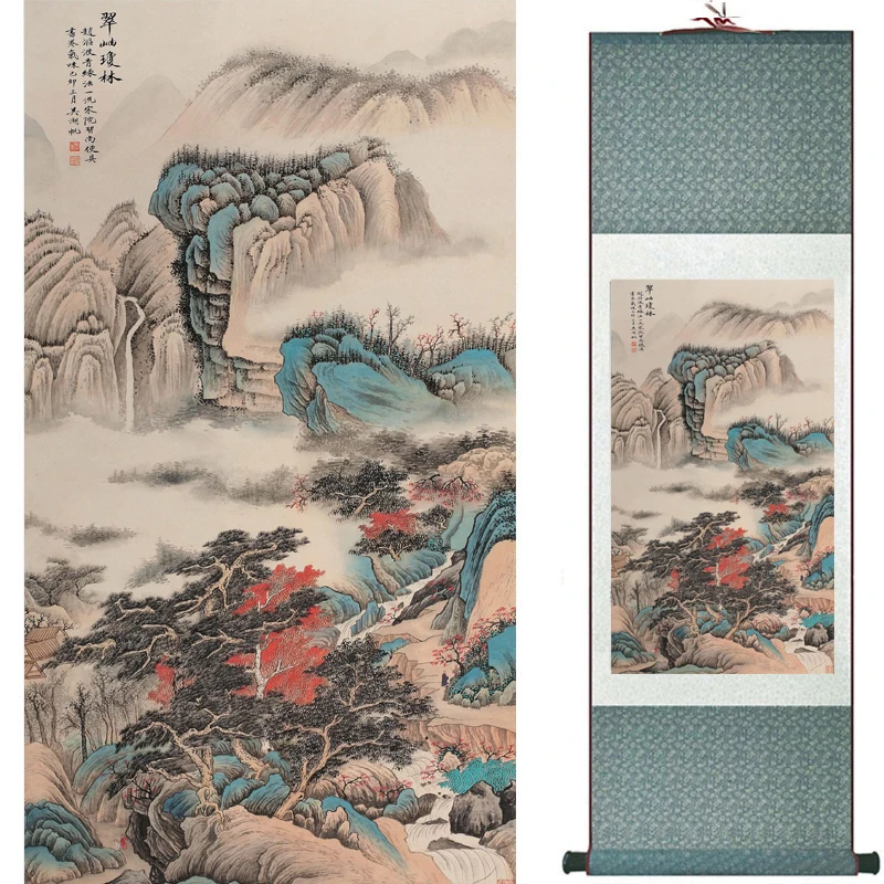 

landscape art painting Super quality traditional Chinese Art Painting Home Office Decoration Chinese painting2018071102