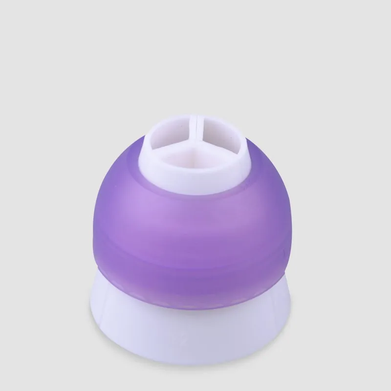 

3 Hole 3 Color Icing Piping Bag Nozzle Converter Tri-color Cream Coupler Cake Decorating Tools Cupcake Fondant Cookie A819