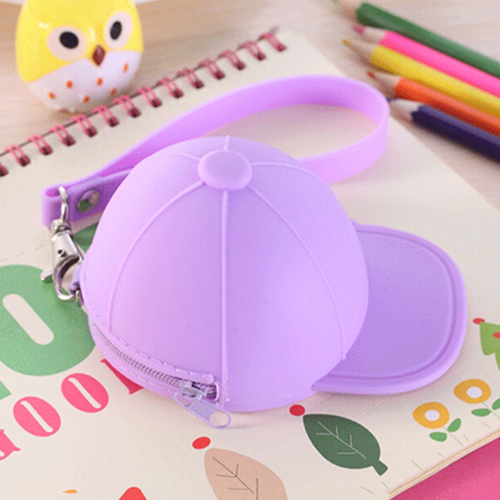 Tuantuan Student Creative Gift Purple Color Small Silicone Hat