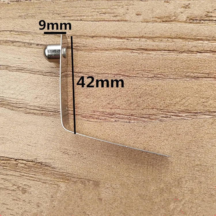 

50PCS,Single Push Button Spring Clip for Tube,7.8mm Button Diameter x 9mm Height , 8mm width x 42cm Length