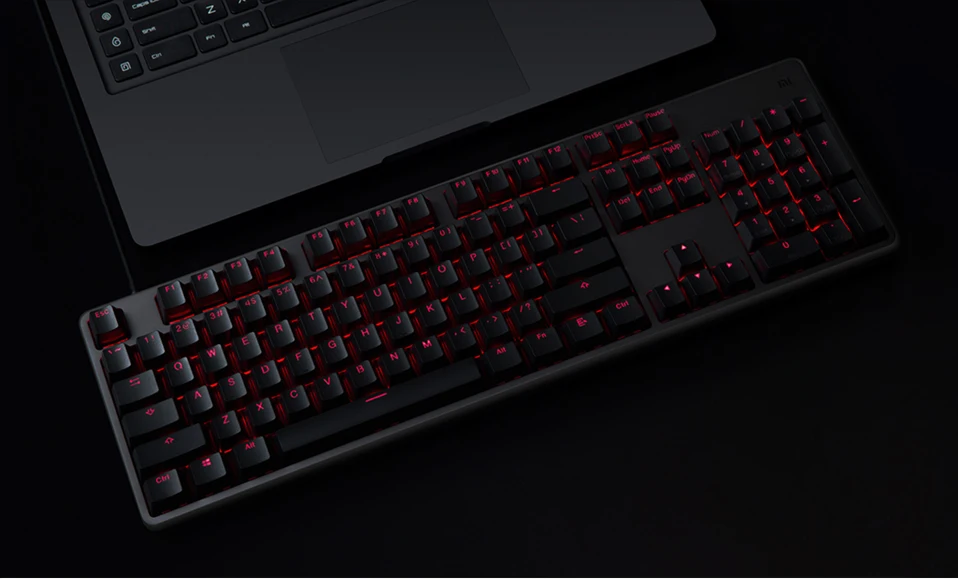 Original Xiaomi Mi Gaming Keyboard 104 Keys RGB LED Backlight Aluminum Alloy Cover  (11)