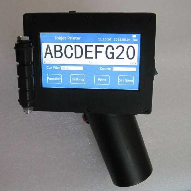 

Portable Hand held Ink jet Printer for logo and expire date printing