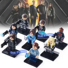 80 шт./партия X0182 Super Heros Mockingbird Грант Фил гулсон Джемма Симмонс Лев Фитц Дейзи Джонсон строительные блоки игрушки подарки