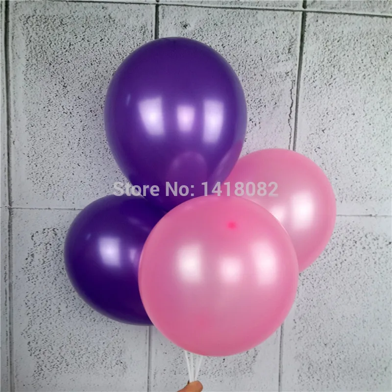 Высококачественные 12 дюймов 2,8 г утолщаются 50 шт жемчужные шары для свадьбы и дня рождения латексные шарики розовый Золотой синий фиолетовый вечерние украшения
