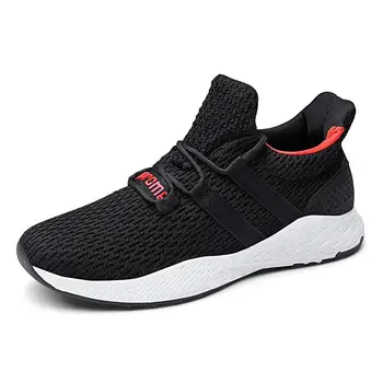 

Lightweight Men Casual Shoes Fashion Fly Weave Breathable Air Mesh Male Sneakers 2019 Summer Comfortable Walking Shoes 39-44