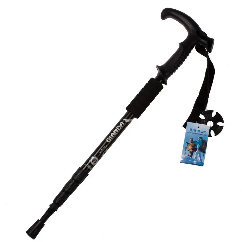 Nuevo estilo de aleación de aluminio de bastón ajustable Escursionismo Camminare Trekking rastro ultraligero Regolabili Nuevo estilo de aleación de aluminio de bastón ajustable Escursionismo Camminare Trekking rastro ultraligero Regolabili