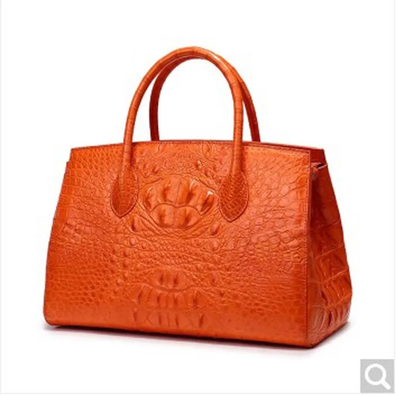 

feikebeike 2018 New imported real alligator crocodile leather women handbag handmade authentic women bag