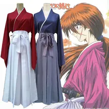 Rurouni Kenshin палач Himura Kenshin кимоно Kendo костюм для косплея