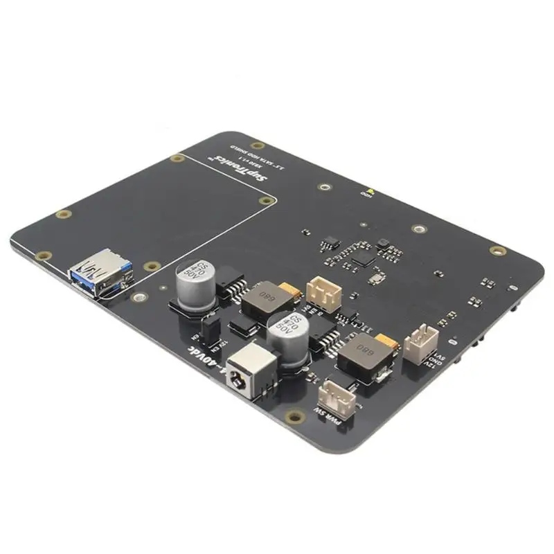 

NAS and Music Player Box Building X830 SATA 3.5 Inch HDD Hard Disk Storage Expansion Board for Raspberry Pi 3