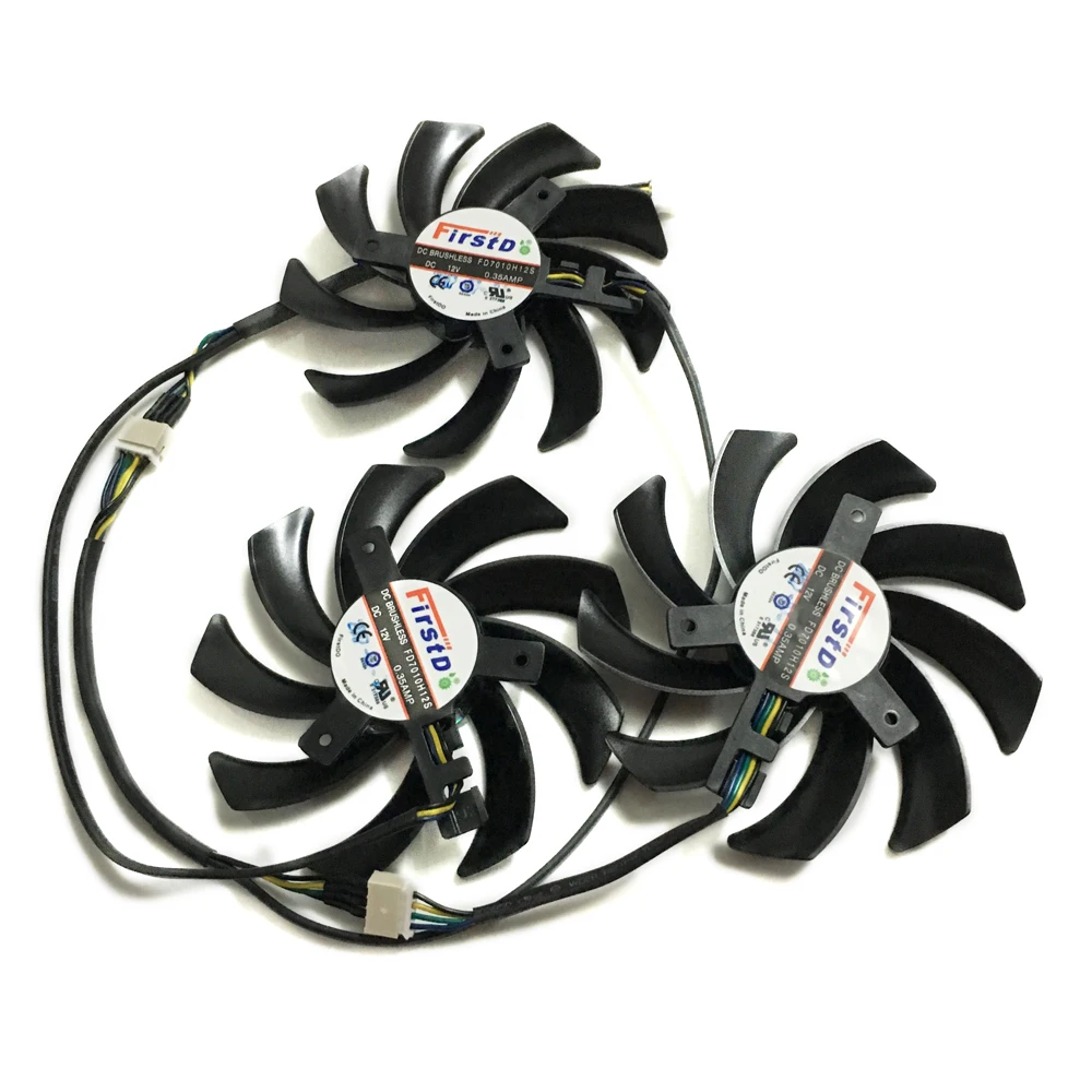 SAPPHIRE R9 290X/390/390X GPU VGA вентилятор охлаждения для Sapphire 290X 4G 390 8G PRO 390X D5 Tri X ЗАМЕНА