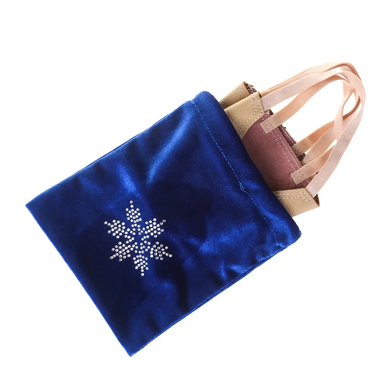 Half Shoe Bag RG Professional Protective Velvet Fabric 24 Color Accessories Gymnastics Fitness Girl Snowflake Rhinestone