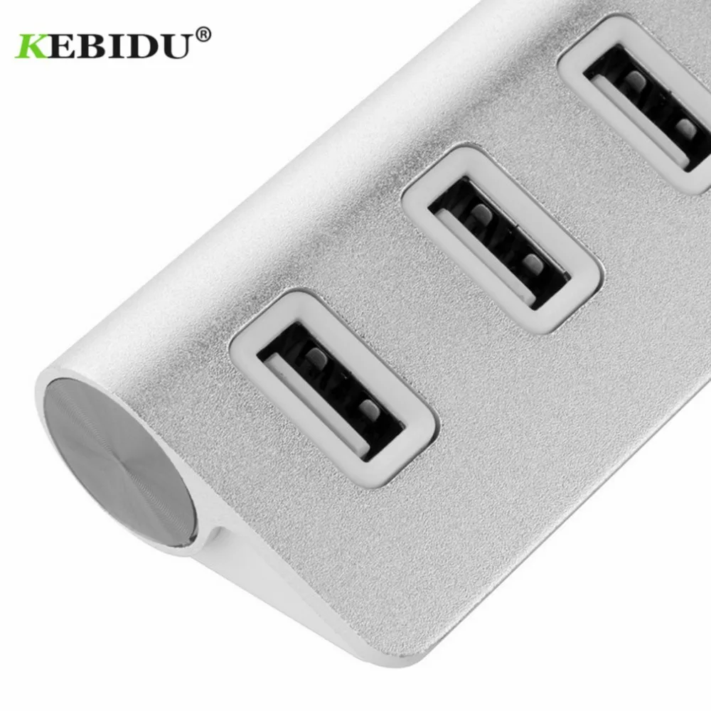 Kebidu usb-хаб, 4 порта, расширитель, несколько конвертеров, портативный usb-хаб, 4 порта, высокоскоростной концентратор, адаптер для ноутбука, ПК, вкладки, usb-хаб