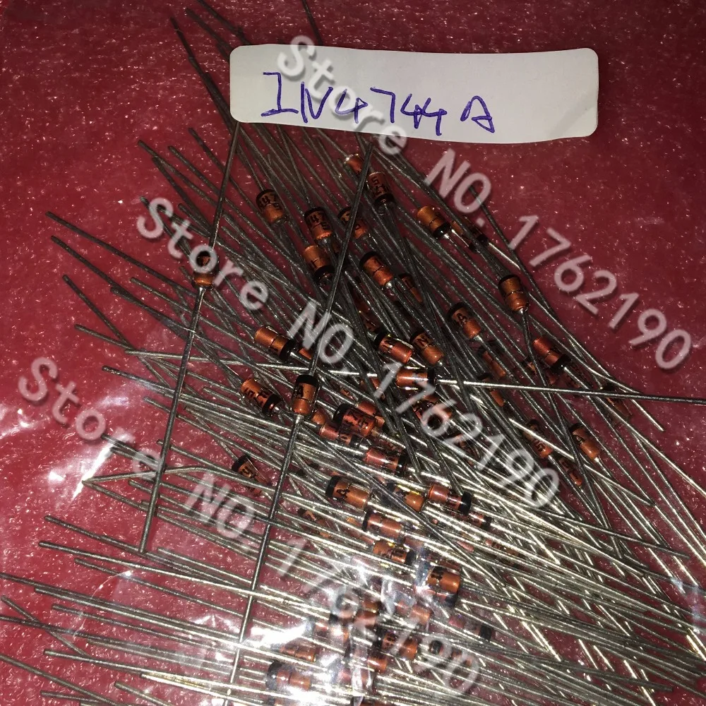 100 шт./лот 1N4744 IN4744A 4744 Диод Зенера 1 Вт 15 в|diodes 1w|diode 100pcsdiode zener |