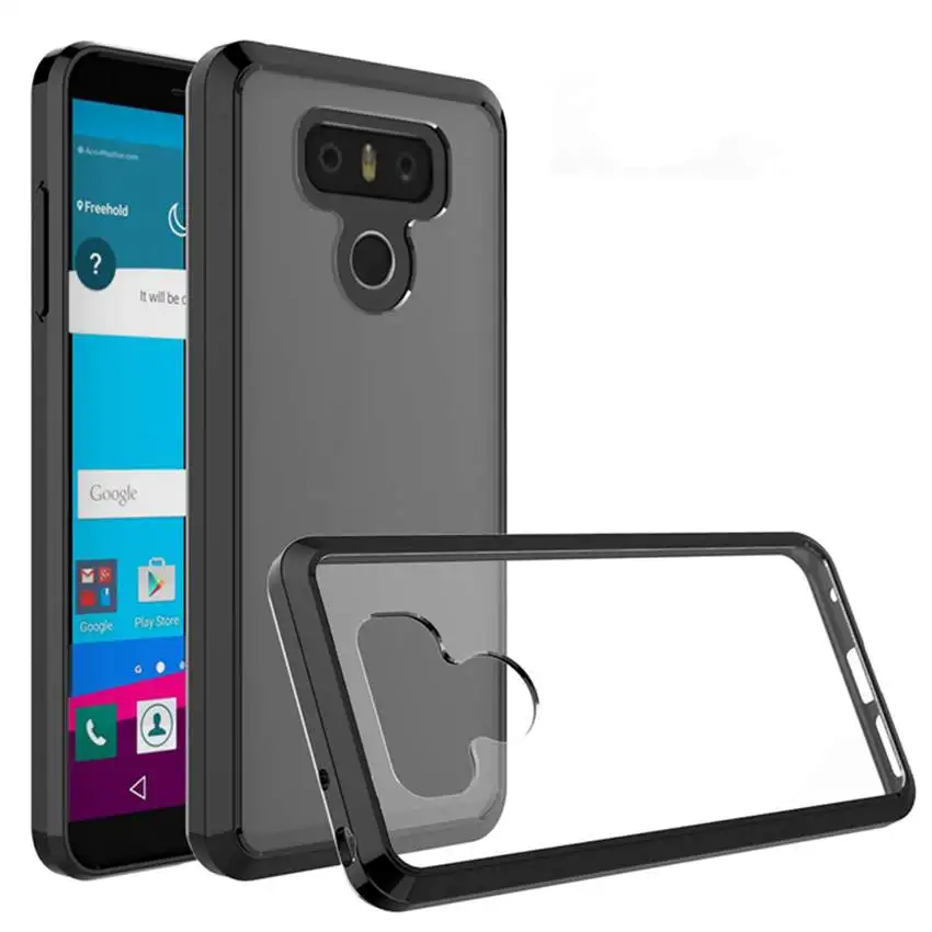 Гибридная Противоударная крышка воздушной подушке рамка чехол для LG G6 5 7 дюймов +