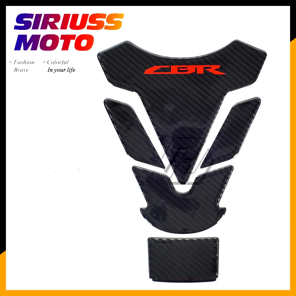 

3D Carbon Look Motorcycle Tank Pad Protector Decal Stickers Case for Honda CBR600RR CBR900RR CBR959RR CBR Tank Sticker