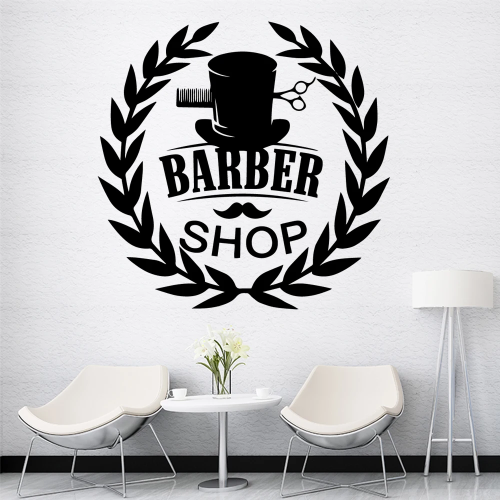 

Colorful barber shop Home Decorations Pvc Decal For Kids Rooms Decoration Home Party Decor Wallpaper