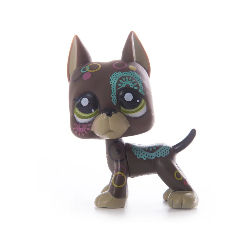 LPS Pet Shop игрушки куклы кошка Great Dane колли такса кокер спаниель Коллекция Фигурки игрушки-модели Подарочные игрушки для косплея