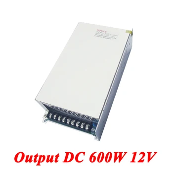 

S-600-12 switching power supply 600W 12v 50A,Single Output ac-dc power supply for Led Strip,AC110V/220V Transformer to DC12V