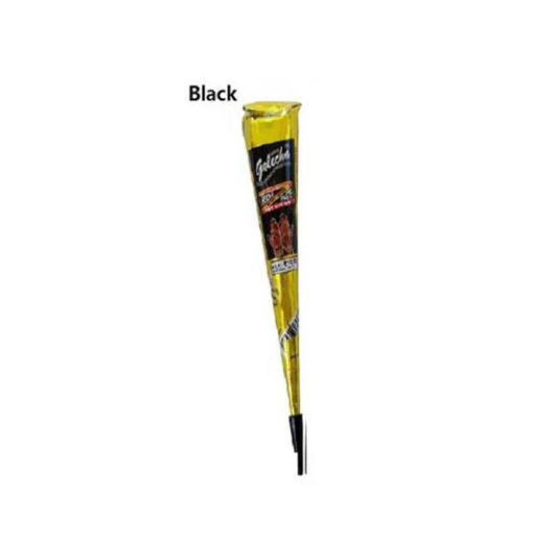 

1Pcs Henna Black Tattoo Inks Body Paint Temporary Tattoos Long Lasting Waterproof Natural India Drawing Liquid Cream