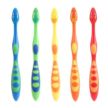 5 шт./лот мягкая детская зубная щетка с изображением медведя из мультфильма, гигиена полости рта, уход за детьми