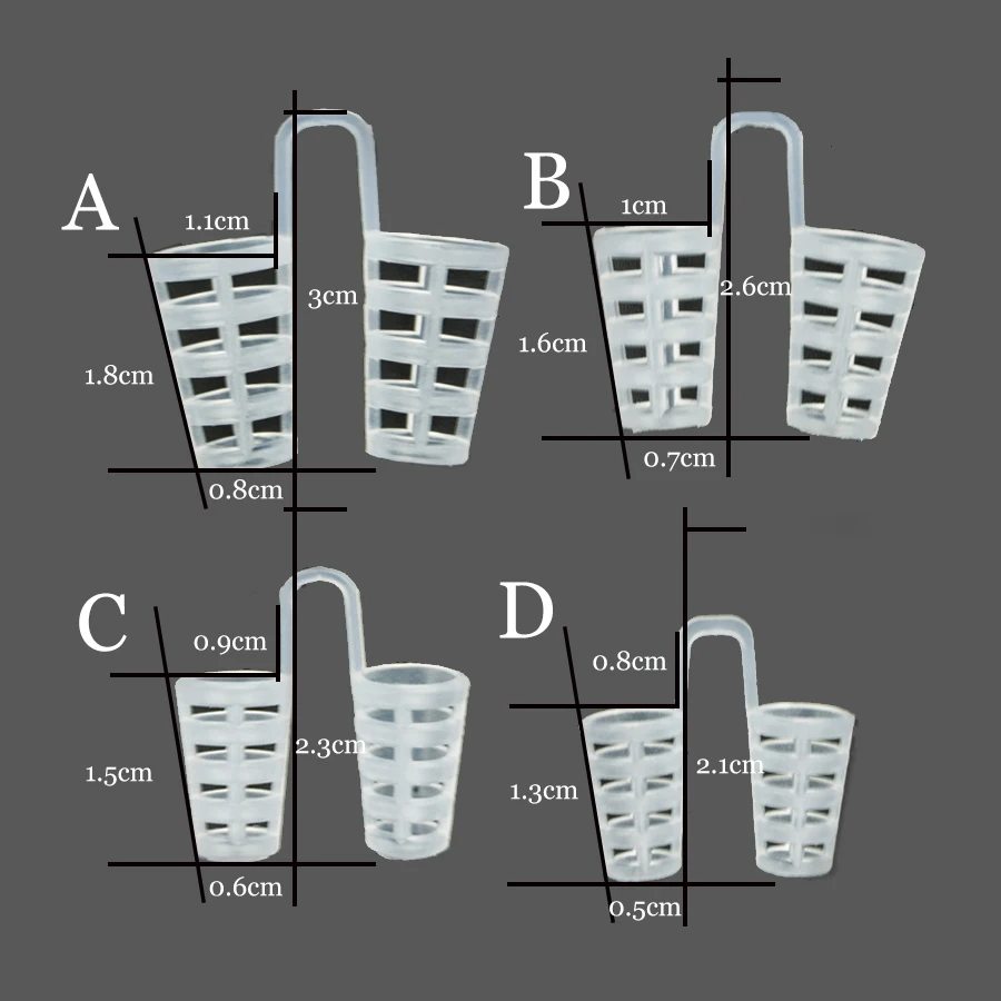 Анти храп нос клип мини прозрачный назальный расширитель оборудование для сна стоп храп дыхание гладкое устройство Храп Пробка