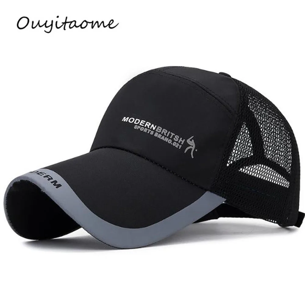

2019 Ouyitaomee Unisex Summer Extended Full Baseball Cap Outdoor Breathable Sunshade Mesh Cap Sunscreen Big Hat 6 Color