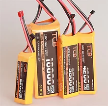 TCB RC LiPo Battery 3s 11.1v 2200mah 2600mah 3500mah 4200mah 5200mah 10000mah 25C 35C for RC airplane RC car RC boat 3S Battery