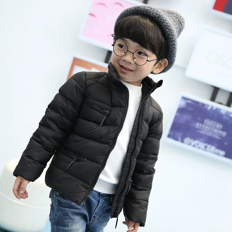 

Baby Girls Boys White Duck Winter Down Jacket Girl Light Warm Fashion Down Coat Girl's Down Parkas Plain Color Free Shipping