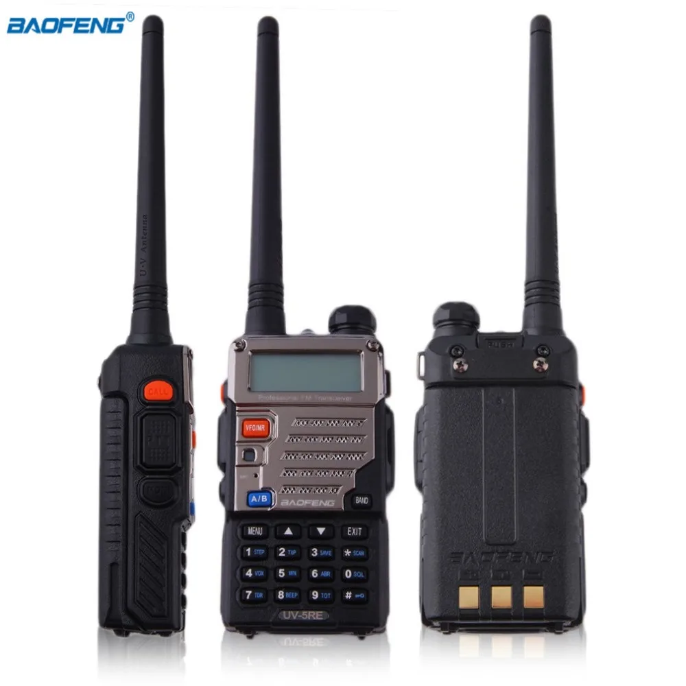 

Baofeng Walkie Talkie 5W 128CH FM VOX DTMF Two-Way Radio High /Low RF LCD Display