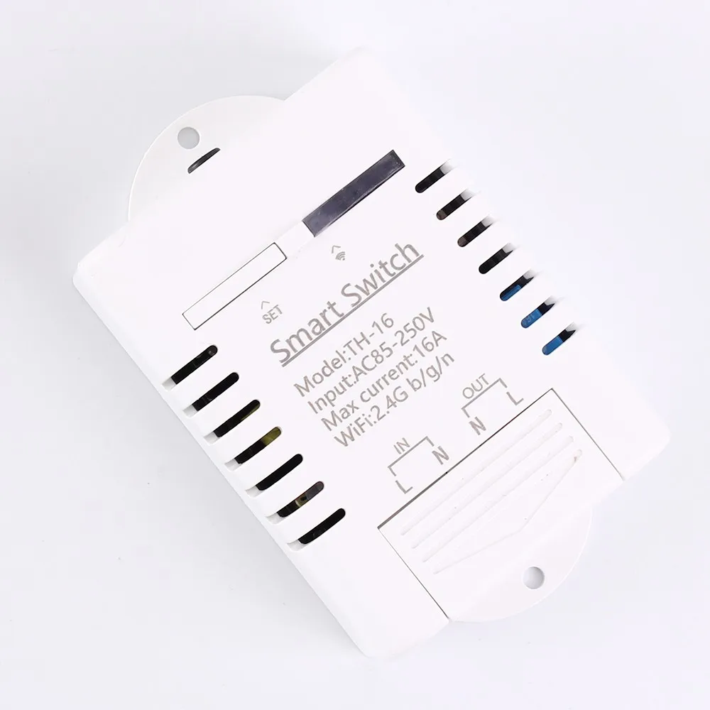 AC 85V 250V 16A беспроводной WIFI Интеллектуальный переключатель управления AM2301 монитор