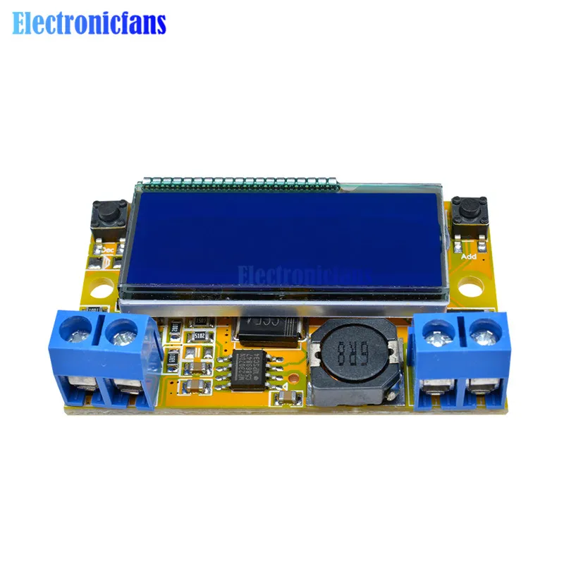 Высокая производительность преобразования! DC-DC 3а STN lcd понижающий модуль питания регулируемый 5-23 В до 0-16,5 в понижающий ток напряжения